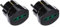 Vimar RI.00301N Adattatore elettrico tedesco/francese con protezione SICURY, Bpresa +P17/11 nero (Confezione da 2)