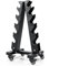 YOLEO Heavy-Duty A-Frame Dumbbell Rack with Wheels, Moveable Weight Rack, 440LBS Capacity, Space-Saving Home Gym Storage Organizer, Anti-Slip & Finger-Safe Design (Rack Only) (Small)