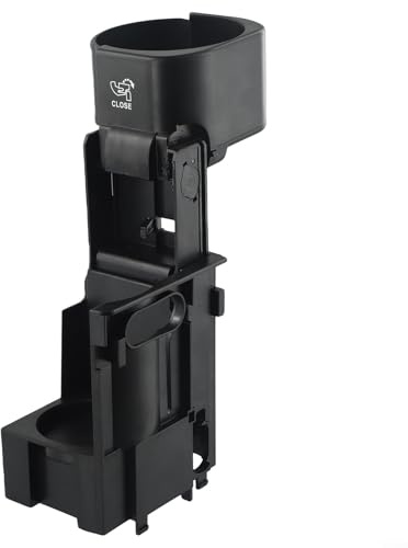 Zilimontt Mittelkonsole Getränkehalter Getränkebehälter Ersatz für Mercedes W211 E-Klasse W219 CLS 2003-2010 2116800014 Schwarz ABS Innenraum