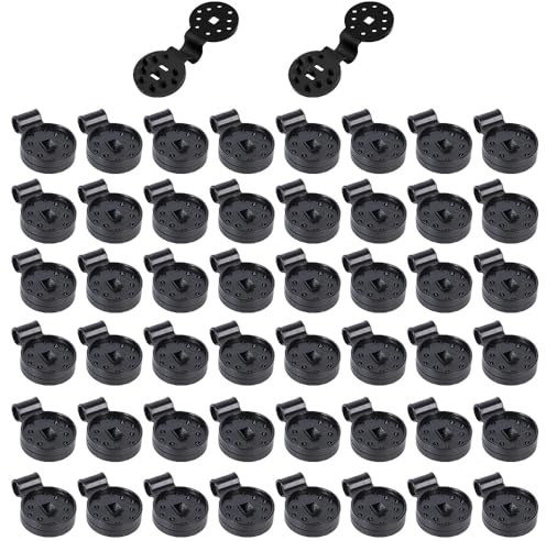FEIHS 50 Pièces Clips de bâche Robustes,pour Les serres et Les Jardins
