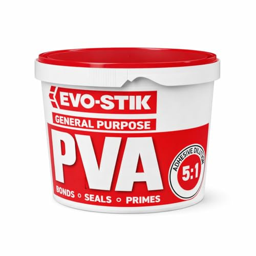 General Purpose PVA Adhesive 1L | Multi Use Wood Glue & Sealer | Strong Bonding for DIY, Craft & Building Projects
