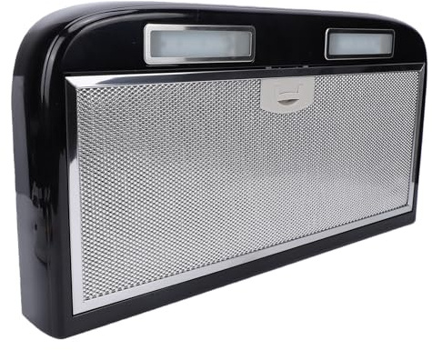 Asixxsix Campana Extractora para Vehículos Recreativos, 3 Velocidades Ajustables, 12 V, Ultra Silenciosa, Potente Campana Extractora para Debajo del Gabinete, sin Conductos con Pantalla Táctil de