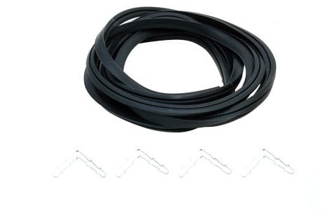Universal 4 Sided Oven Cooker Rubber Door Seal and Clip