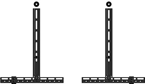 AVF Universal Sound Bar Bracket - Mount Your Sound Bar Speaker to TVs, Wall Brackets and Direct to the Wall - Adjustable - 4.5kg Limit (Black)