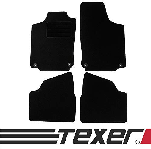 TEXER Textil Fußmatten Passend für Opel Corsa C Bj. 2000-2006 Basic