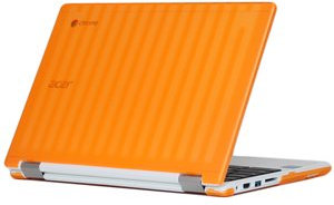 mCover Coque pour 11.6 Acer Chromebook R11 CB5-132T / C738T série 2-en-1 Tablette Tactile (Pas Compatible avec Acer C720 / C730 série / C740 / CB3-111 / CB3-131) - Orange