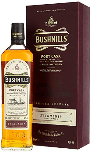 Bushmills Steamship Port Cask 0,7 Liter 40% Vol.