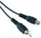 Black RCA Male to Female Phono Socket Cable Lead Extension AV Audio (5m)
