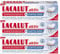 LACALUT AKTIV ZAHNFLEISCHSCHUTZ & SANFTES WEIß ZAHNCREME, 75ml Zahnpasta, sofort spürbare Straffung und Festigung des Zahnfleischs, Zahncreme für natürlich weiße Zähne, 3 x 75ml
