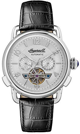 Ingersoll Herren Analog Automatik Uhr mit Leder Armband I00903B