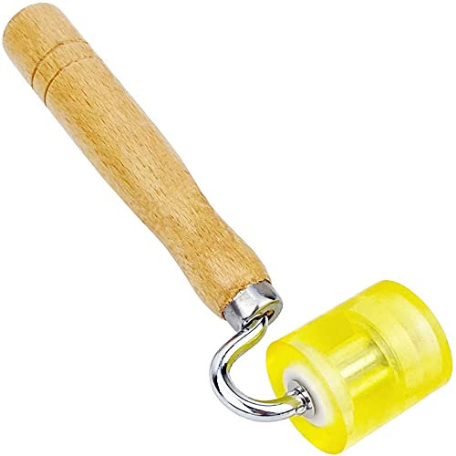 Andrückwalze Rollen Hand Druckwalze Druckwalze PVC Flachdruckroller, Handwalze, Silikon Hochtemperaturbeständige Andrückrolle Seam Handdruck Roller Roofing PVC Schweißwerkzeug Hartgummi