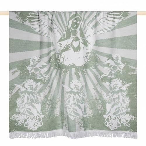 PAD - Decke, Kuscheldecke - Holy - Baumwolle, Polyacryl - Farbe: grün - 150 x 200 cm