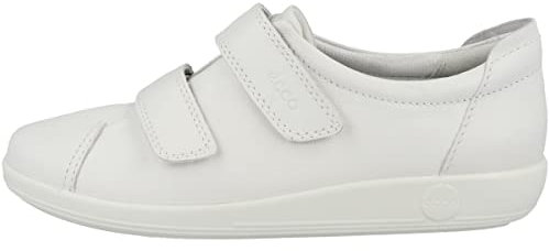 ECCO Damen Soft 2.0 Quick Fastener, Bright White, 38 EU