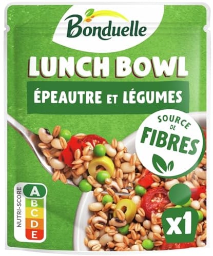 Bonduelle Lunch Bowl Farro, pisello da giardino, pomodoro ciliegia (0,25 kg)