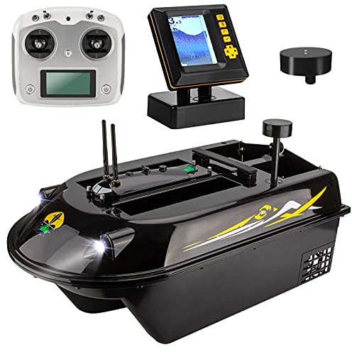 GPS RC Fish Bait Boat 8kg Load with 600M Remote Control Sea Fishing Bait Boat with Fish Finder