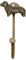 Knobs By Blossom Wandhaken aus Messing, Vintage-Stil, Antik-Optik, bronzefarben, handgefertigt, Metall, Tierhaken (14. Dackel-Hund)