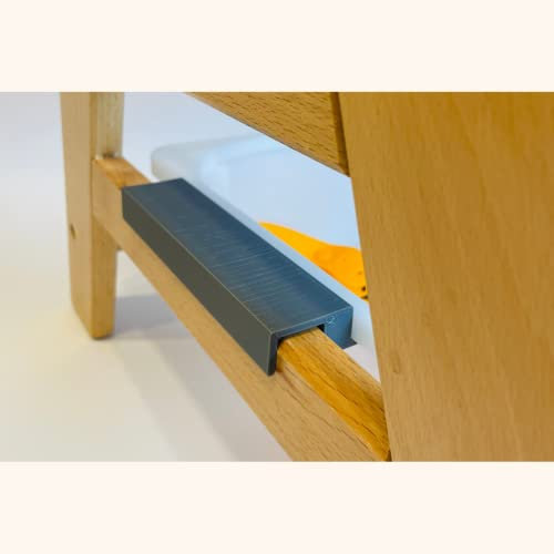 JALUDesignDE Trofast Adapter für Hochstuhl Hauck Alpha und Beta (Grau)