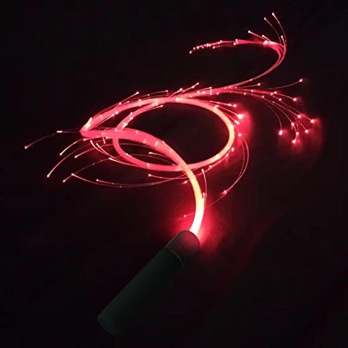 LOSOO Fruste LED, da Ballo Illuminati rotanti a 360 Gradi, 4 modalità di Illuminazione variabile Fruste per Festival Musicali, fruste danzanti per Feste di Carnevale