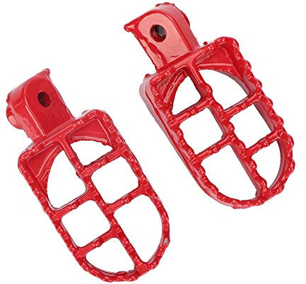 Repose-pieds, 2pcs Repose-pieds en Aluminium pour Moto Dirt Bike Passager Repose-pieds Repose-pieds Repose-pieds Convient pour Moto et Dirt Bike pour Pedane Moto Cross Dirt Bike
