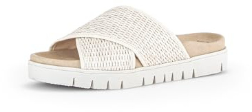 Gabor Damen Pantoletten, Frauen Slipper,Best Fitting,schluepfschuhe,Slides,Slip-ons,Backless Slipper,Mules,Gartenschuhe,Sand/Panna,41 EU / 7.5 UK