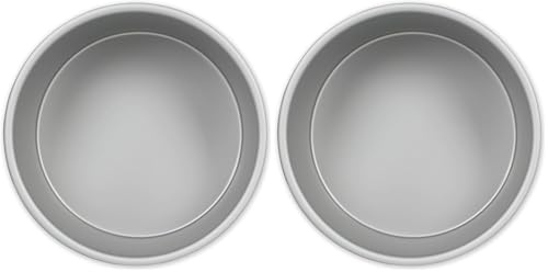 PME Professional Anodized Aluminum Round Cake Pan 9 x 2 Inches (Pack of 2)