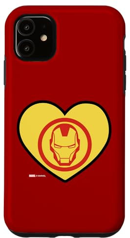 iPhone 11 Marvel Iron Man Avengers Heart Love Romantic Valentine’s Day Case
