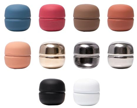 Rebanky 10 Pairs Hijab Pins, Hijab Magnetische Pins, Stark Broschen für Kleidung Magnet, Hijab Clip Hijab Magneten Nadeln Kleine Brosche mit Magnet für Frauen Kleidung Schals