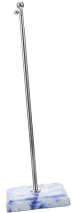 Tischflaggenständer mit Metallmast und Kunstmarmorfuß