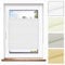 Jalousiescout Plissee Klemmfix ohne Bohren—Jalousie 75x150cm weiß Sichtschutz Fenster Sonnenschutz, Lichtdurchlässig Rollo für Fenster & Tür, Hochwertiges Polyester Pure Plissee