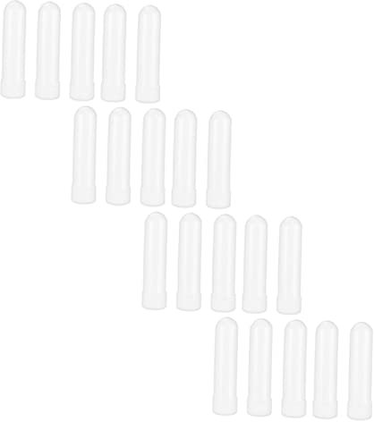 Healeved 20stücke Teiliges Aromatherapie Nasen-inhalatoren Röhrchen Aus Langlebigem Material Nachfüllbar Mit Ätherischen Ölen Kompakt Und Tragbar Für Reisen Und Alltag Praktische Aromathera