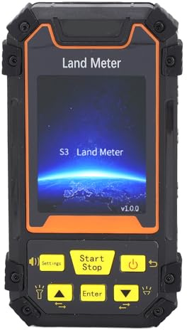 Equipo de Topografía Terrestre, Medidor Terrestre Portátil GNSS con Pantalla a Color de 2,4 Pulgadas, Herramienta de Topografía de Receptor GNSS Profesional para Tierras