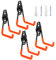 Suprom 4 Pack Garage Hooks Heavy Duty - Supports 100 lbs, Garage Hanger and Garden Tool Hangers, for Hanging Ladders, Ropes, Garden Hose, Bike