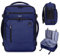 ECOHUB for Ryanair Cabin Bags 40x20x25, Underseat Hand Luggage Backpack with Laptop Compartment, Recycled Travel Carry on Bag, Flight Rucksack with Anti-Theft Pocket, Patented, Blue-20L