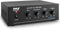 Pyle Compact Mini Home Power Amplifier - 60W Smart Small Indoor Audio Stereo Receiver w/RCA, 2 Microphone IN, 25/70 Volt Outputs, LED, Input Selector, For PA, Amplified Speaker Sound System