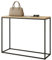 DanDiBo Konsolentisch Schmal Schwarz Metall Modern 100x80x30 cm Sideboard Beistelltisch 96636 Ablagetisch Flurtisch Sofatisch