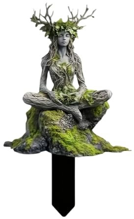 LALABTCD Gartenfiguren FüR DraußEn Wetterfest, Wetterfeste Elfen-Gartendeko, SchildkröTe Und Gartenzwerg Statue, Gartenstecker, 2D Harz Gartendeko Figuren, 2D Teich Deko Geschenk Garten Deko DraußEn