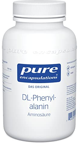 Pure Encapsulations - DL-Phenylalanin - Essenzielle Aminosäure - Unterstützung im Stoffwechsel als Vorstufe von Botenstoffen - 90 Kapseln