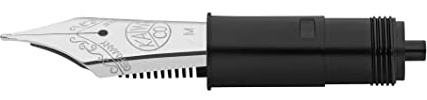Kaweco Steel Nib Insert 250 with Thread for Fountain Pen Blank I Premium Fountain Pen Stainless Steel Replacement Nib I Suitable for Supra and Original SeriesI Nib: M (Medium)