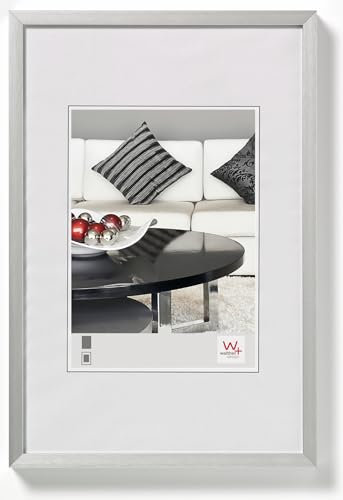 walther design Design AJ060D Aluminium-Bilderrahmen Chair, 50x60 cm, Silber, AJ060S, 50 x 60 cm