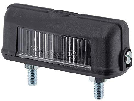 HELLA 2KA 001 389-147 Kennzeichenleuchte - Kennzeichenbeleuchtung - Anhänger - Halogen - 12V - Anbau - links/rechts