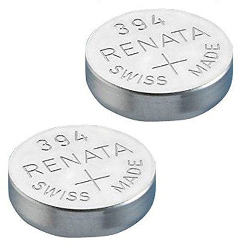 Renata 2 x Batteria Orologio - Fatto In Svizzera - Tutte Le Taglie - Ossido D'argento Batterie - 315,317,319,321,329,335,337,341,344,346,350,357,361,362 ecc