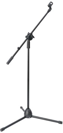 Celldeal Adjustable Microphone Stand Mic Stand Set Tripod Base with 2 Adjustable Microphone Clip Adapter Universal Microphone Arm Stand