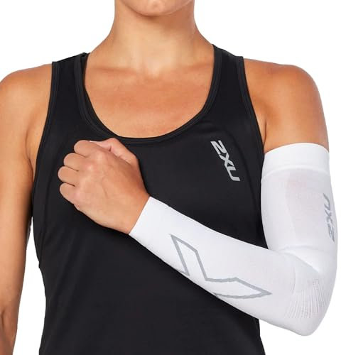 2XU UA3567a Calentadores De Brazos, Hombre, Negro, S