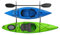 RAD Sportz Double Kayak Storage Straps Garage Canoe Hangers with 100 lb Capacity, Black