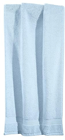 Erwin Müller Handtuch Friedrichshafen 100% Baumwolle bleu Größe 50x80 cm - Premium-Qualität, unvergleichlich saugfähig, hautsympathisch, formstabil (weitere Farben)