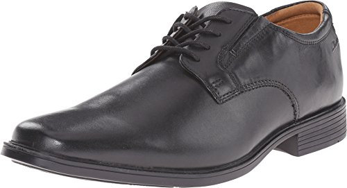 CLARKS Herren Tilden Plain Shoes, Schwarz, 47 EU