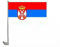 trends4cents Autoflagge Autofahne Serbien, 30 x 40 cm