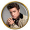 Giftshop UK Gold Elvis Aaron Presley Anstecknadel