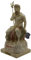 Poseidon Neptun griechisch-römischer Gott Mythologie Statue Skulptur Steinguss