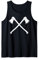 Axe Throwing Crossed Axe Sledgehammer Tank Top